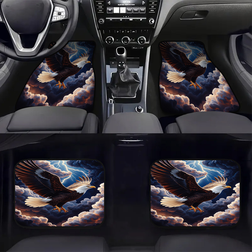 Commercial Printing Usa - 4 Buah Karpet Lantai Pola Eagle