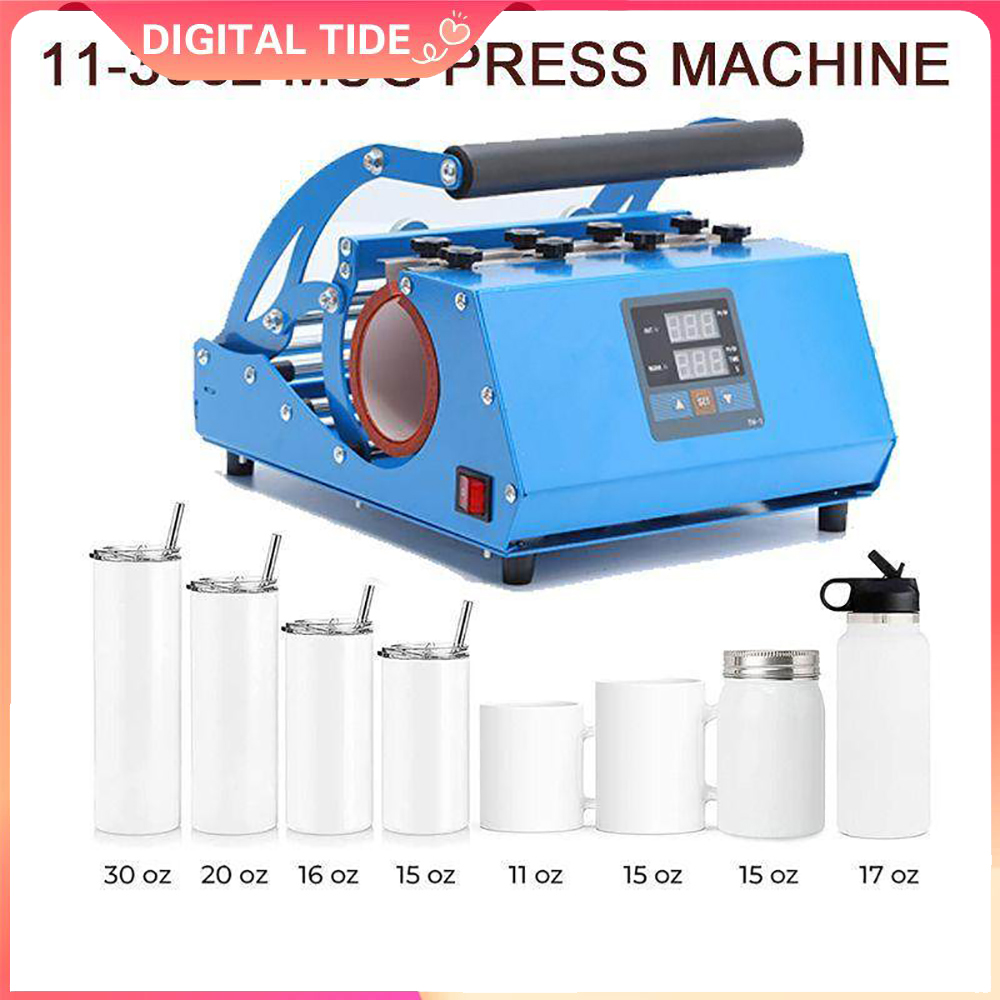 Commercial Printing Press Machine - Mesin Press Panas Tumbler 220V/110V Mesin