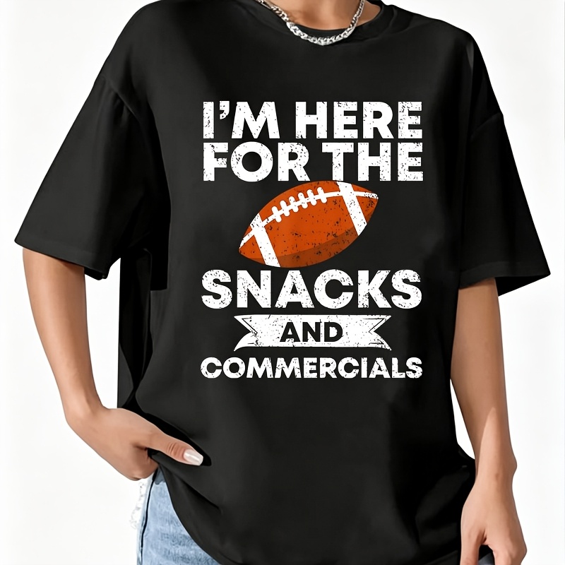 Commercial Printing Usa - Kaos Katun 100% untuk Wanita, Motif