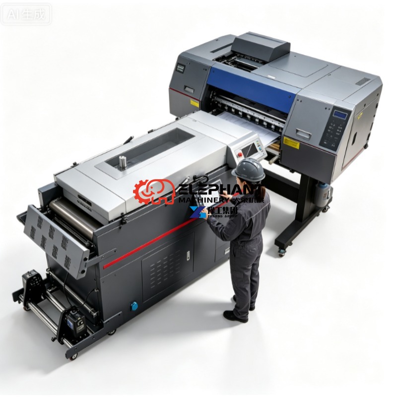 Commercial Printing Press Machine - Mesin Printer Film PET DTF Komersial