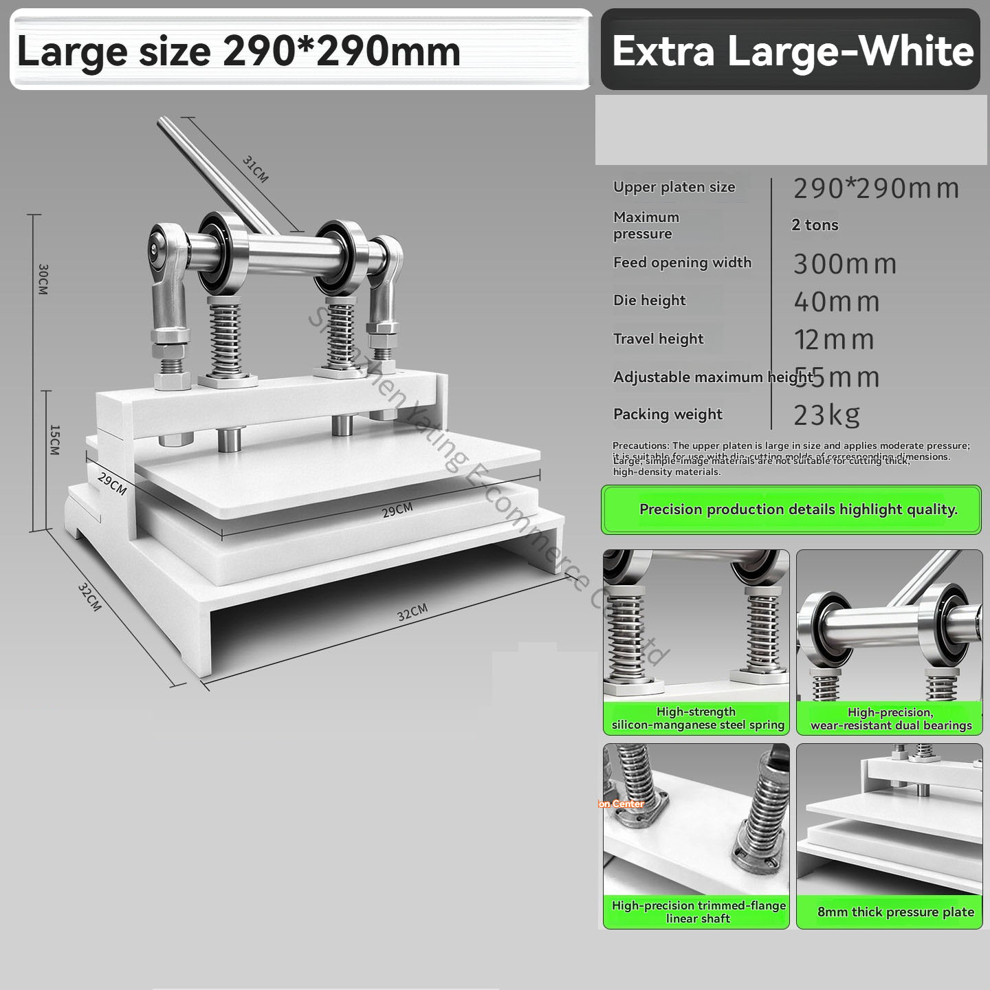 Mesin Pemotong 290X290 Buatan  - Die Cutting Machine ulasan dan harga