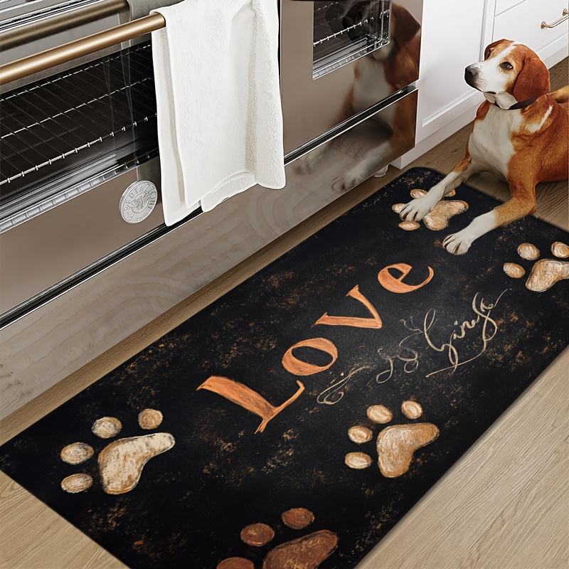 Karpet Dapur Pola Cetak Kaki A - Commercial Printing Usa ulasan dan harga